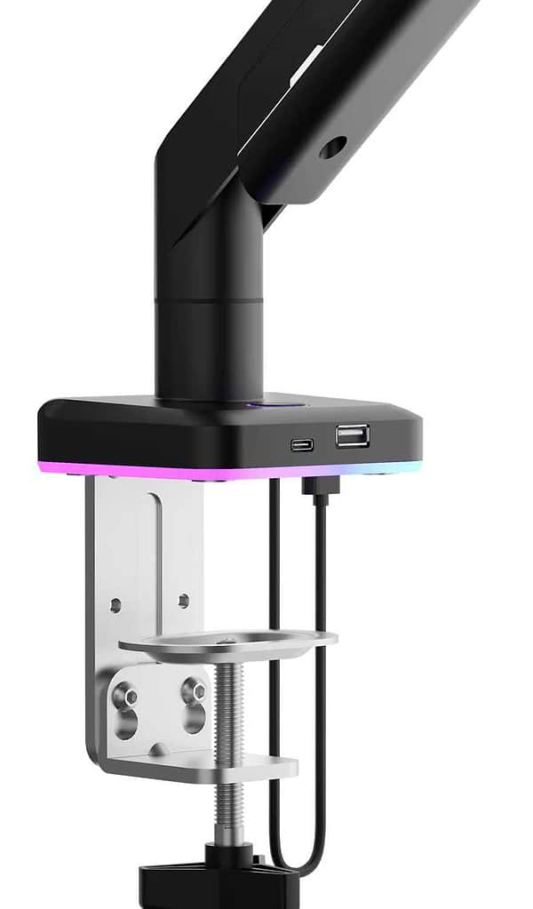 Фото - Кріплення настільне Anda Seat Stealth PRO II RGB 17''-42'' Black (AD-W-A9X-1S-BB)
