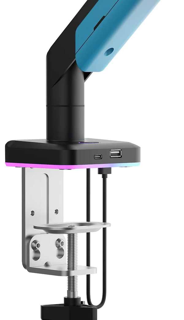 Фото - Крепление настольное Anda Seat Stealth PRO II RGB 17''-42'' Blue (AD-W-A9X-1S-BS)