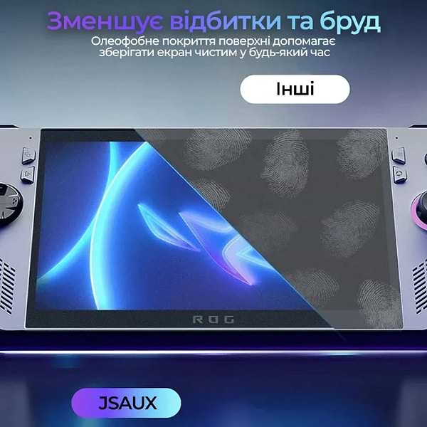 Фото - Захисне скло для ігрової приставки JSAUX GP0113 for ROG Ally Matte (6126755803414)