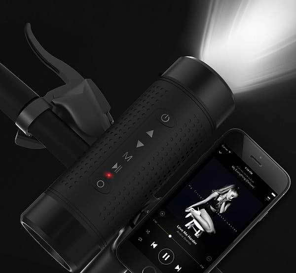 Фото - Уценка - Портативная акустика Jakcom OS2 bicycle headlamp & power bank 5200 mAh Black (jkmkpbos2b)