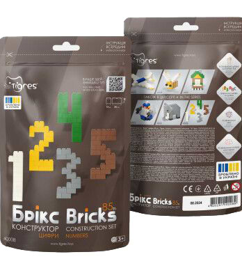 Купити Пластиковий конструктор Tigres ''Брікс'' цифри 85 ел. (40008) - Фото 1 Пластиковий конструктор Tigres ''Брікс'' цифри 85 ел. (40008) - Фото 1