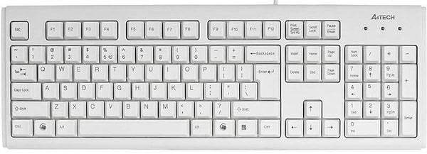 Фото - Клавиатура A4tech KM-720 white USB