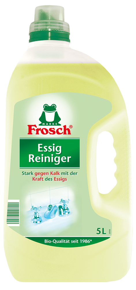 Засіб для миття у ванній кімнаті Frosch Яблочний оцет 5 л - Фото 1
