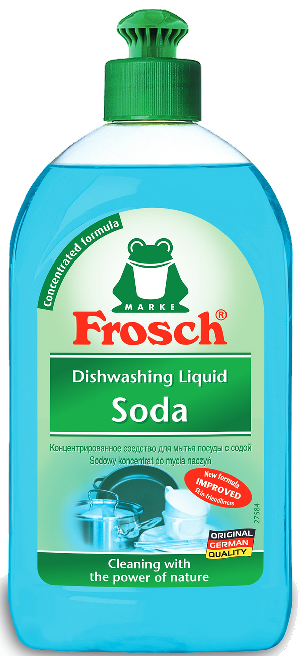 Фото - Засіб для ручного миття посуду Frosch Сода 500 мл (4001499162916) Фото - Засіб для ручного миття посуду Frosch Сода 500 мл (4001499162916)