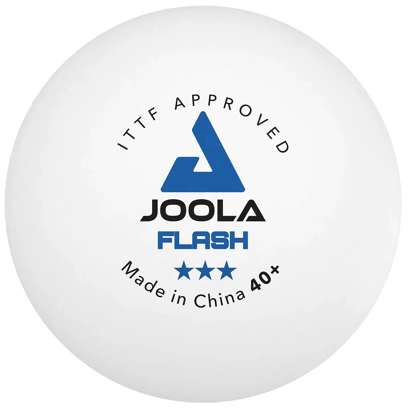 Набор мячей для настольного тенниса Joola Flash 40+ White 6 шт. (40041)