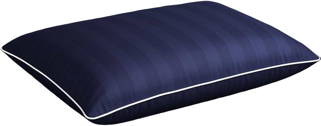 Подушка ортопедична MirSon №4006 Noble Stripe Blue Sea WoMen 59х43х10 см (2200006422143)