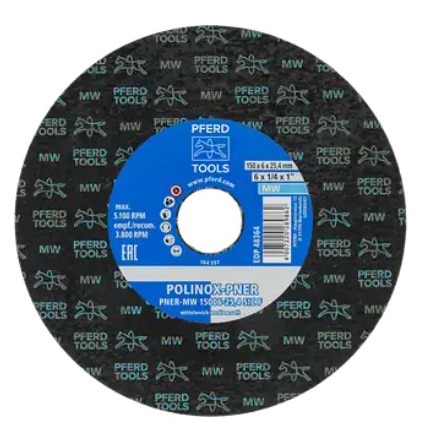 Круг шліфувальний Pferd 150х6 мм 25,4 мм PNER-MW 15006-25,4 SIC F (4007220895757)