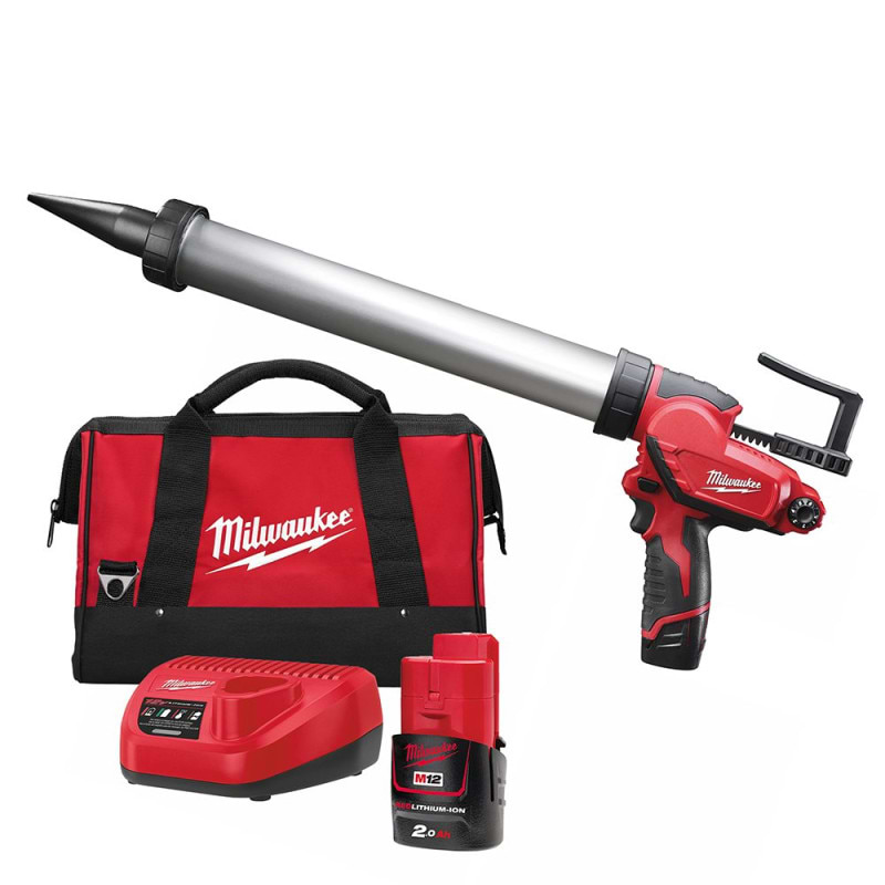 Фото - Клейовий пістолет Milwaukee M12 PCG/400A-201B (4933441665)