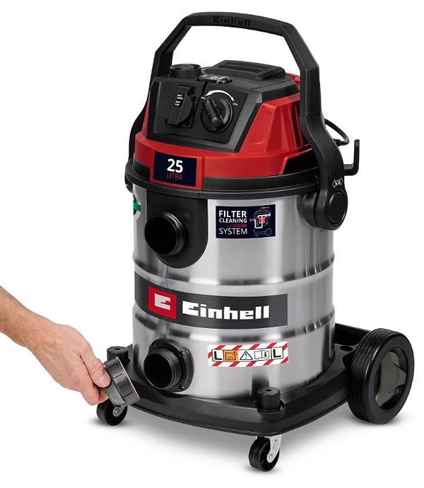 Фото - Пылесос для сухой уборки без мешка Einhell TE-VC 2580 SACL 1100Вт (2347435)