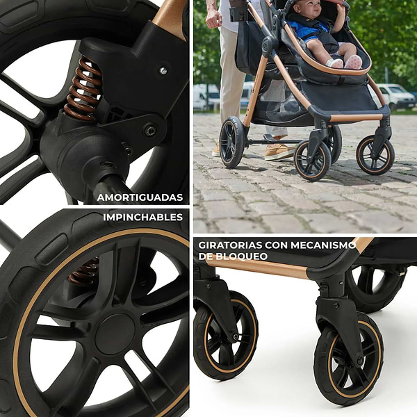 Фото - Коляска универсальная 2 в 1 Kinderkraft Esme Black (KSESME00BLK2000)