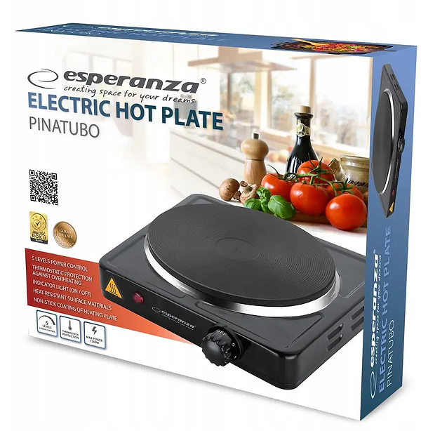 Фото - Плита електрична настільна Esperanza EKH002K