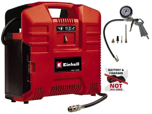 Фото - Автокомпрессор Einhell TE-AC 36/8 Li OF Set-Solo PXC (4020440)