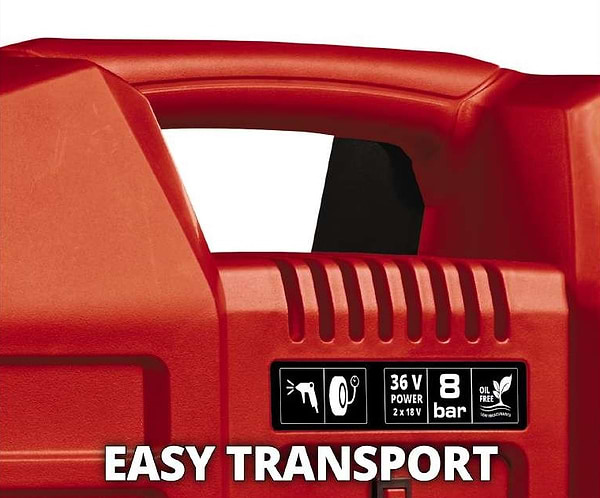 Фото - Автокомпрессор Einhell TE-AC 36/8 Li OF Set-Solo PXC (4020440)