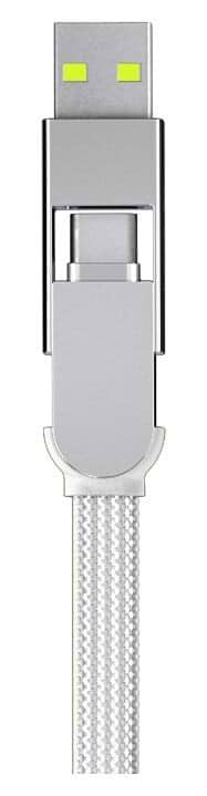 Фото - Кабель синхронізації даних Rolling Square 6in1, inCharge XL 3 м White (XLL02R)