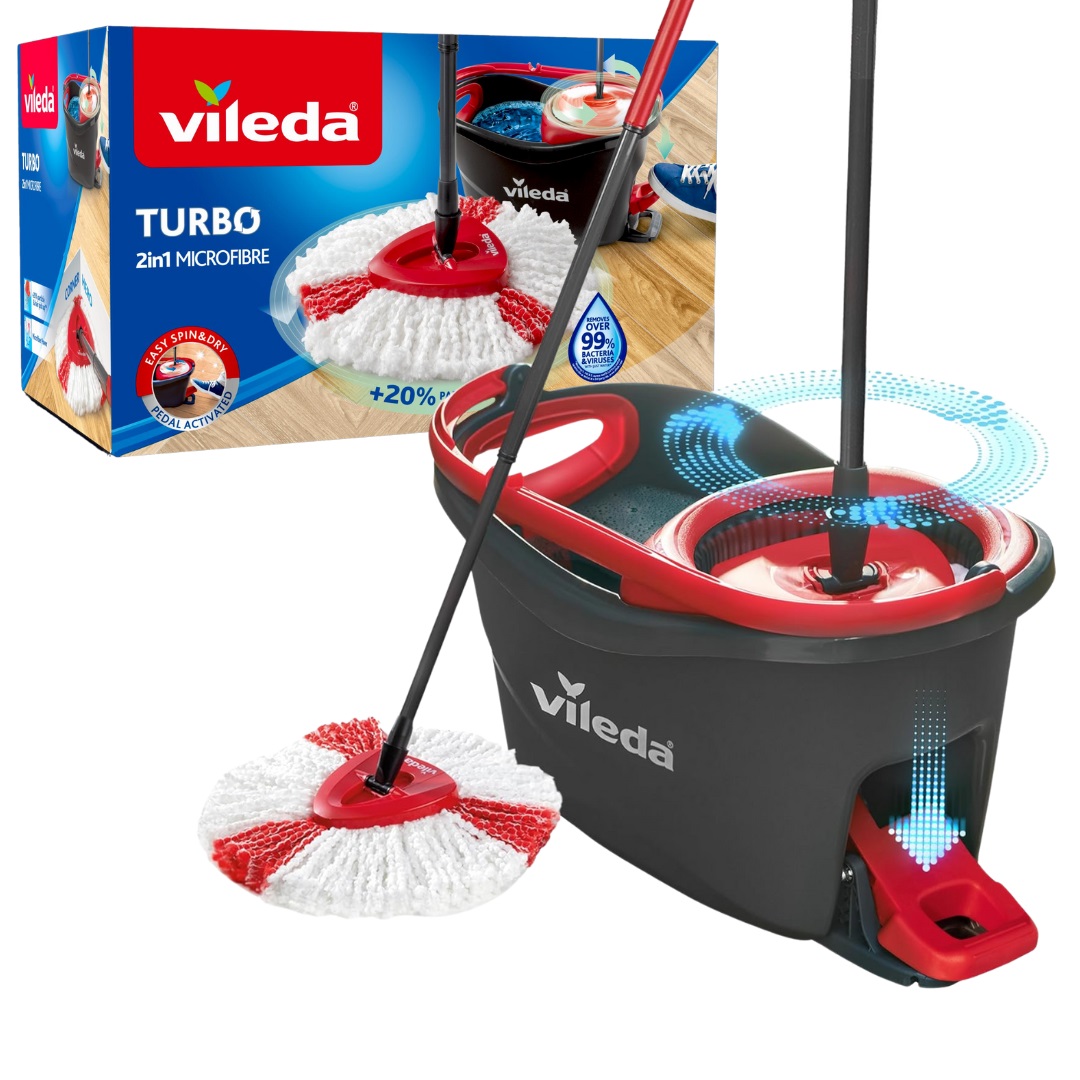 Набір для прибирання Vileda EasyWring & Clean Turbo (4023103194113) - Фото 1
