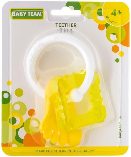 Фото - Прорезыватель с охлаждением Baby Team 2 в 1 (4025)