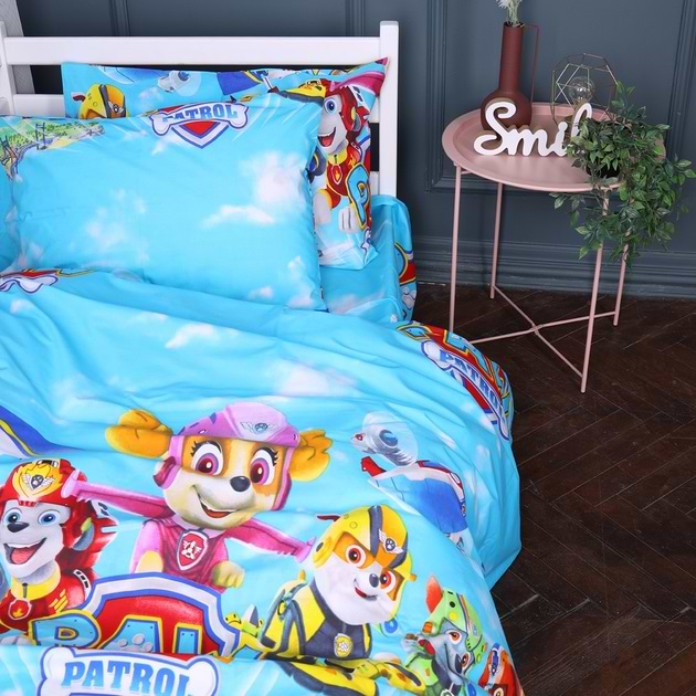 Фото - Комплект постельного белья детский MirSon Бязь 17-0788 Команда Щенячий патруль 220х240 (2200011395067)