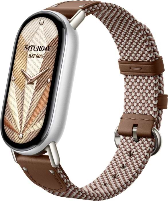 Фото - Ремешок для фитнес-браслета Xiaomi  for Band 10 Silk Knitted Strap Feather Brown (BHR07YJGL)