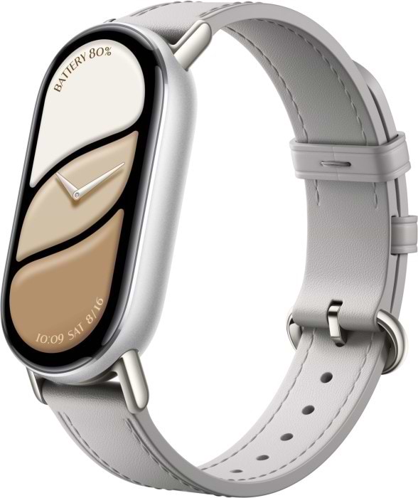 Фото - Ремінець для фітнес-браслета Xiaomi 
for Band 10 Leather Strap Elephant Gray (BHR07YLGL)