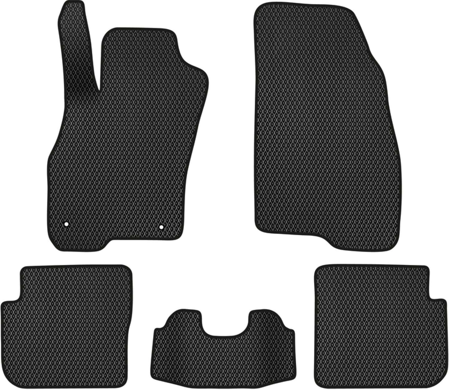 EVA коврики в салон авто EVAtech для Punto Evo Fiat 2009-2012 3 поколение Htb EU FT12275CV5FL2RBB