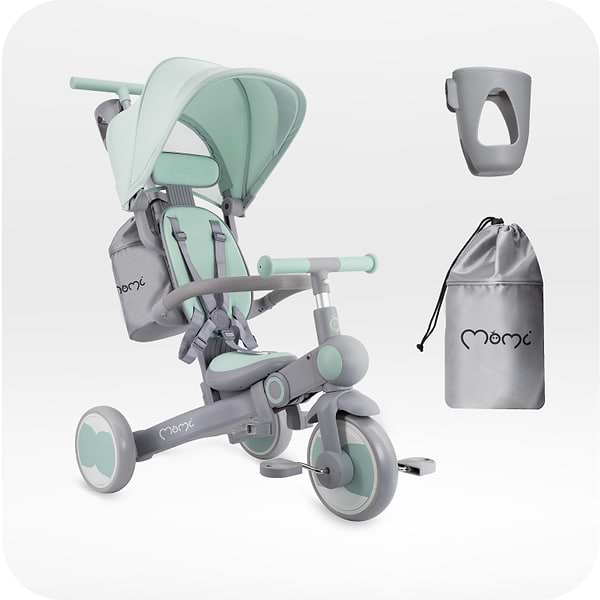 Фото - Триколісний велосипед MoMi SOLIVIA Green