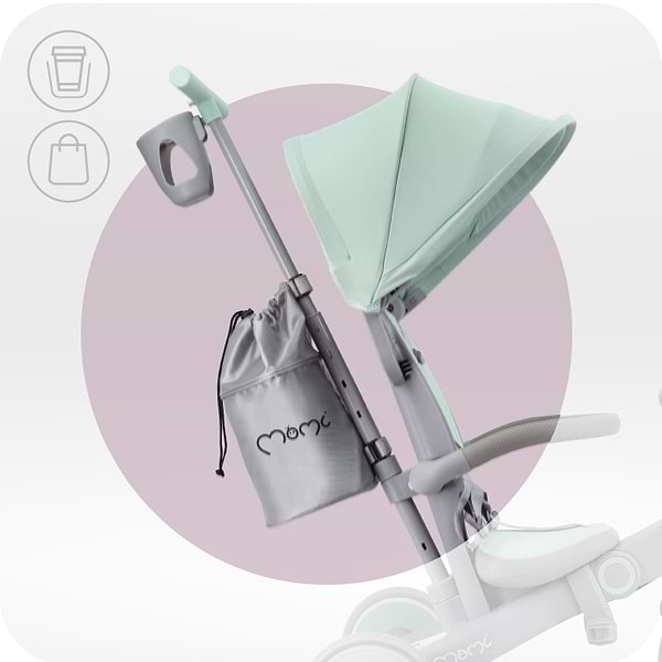 Фото - Триколісний велосипед MoMi SOLIVIA Green