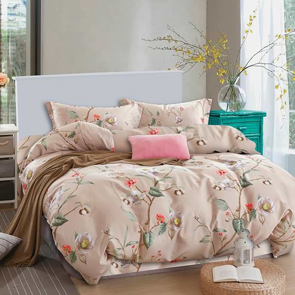 Фото - Комплект постільної білизни Zastelli MX 116 Face 145х210 см Бежевий (21418)