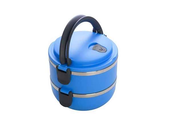 Фото - Термос для продуктов Heinner 0,7+0,7л Blue (HR-F-863-2A)