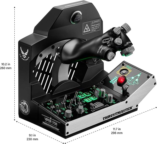 Фото - Ігровий контролер Thrustmaster Важіль управління двигуном Viper TQS Mission Pack, PC (4060254)