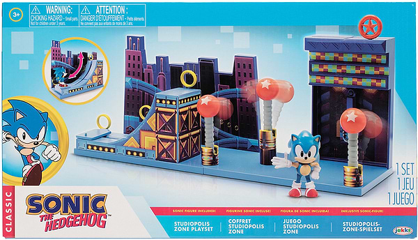 Фото - Набір ігрових фігурок Sonic the Hedgehog СОНІК У СТУДІОПОЛІСІ (1 фігурка, 6 сm, з аксес.) (406924-RF1)