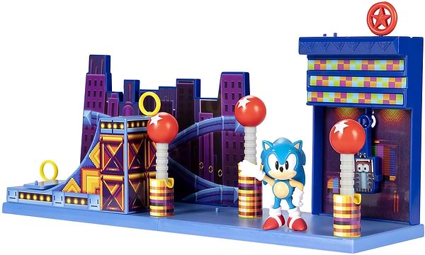 Фото - Набір ігрових фігурок Sonic the Hedgehog СОНІК У СТУДІОПОЛІСІ (1 фігурка, 6 сm, з аксес.) (406924-RF1)