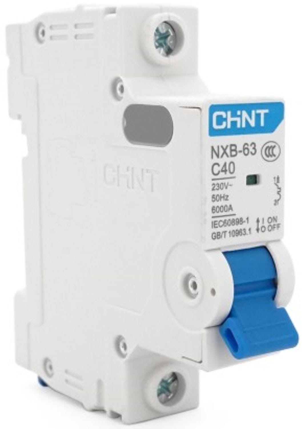 Релейний вимикач CHINT NXB-63 1P C40, 40A