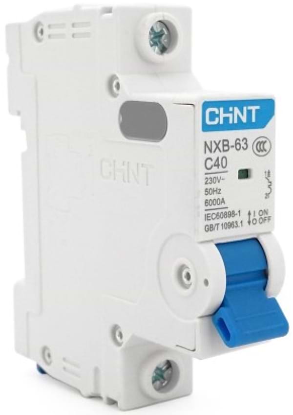 Фото - Релейный выключатель CHINT NXB-63 1P C40, 40A