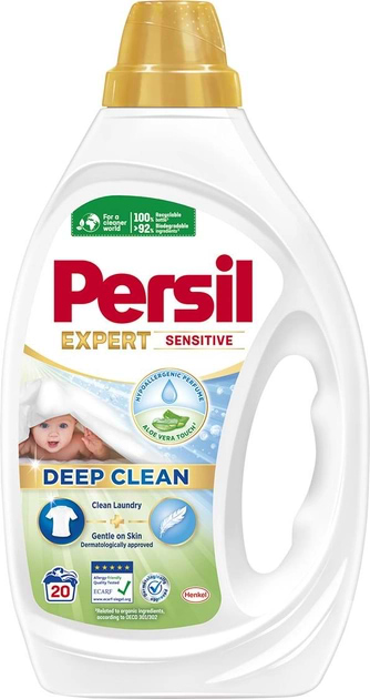 Гель для прання Persil Сенсітів 0,9 л, 20 циклів - Фото 1