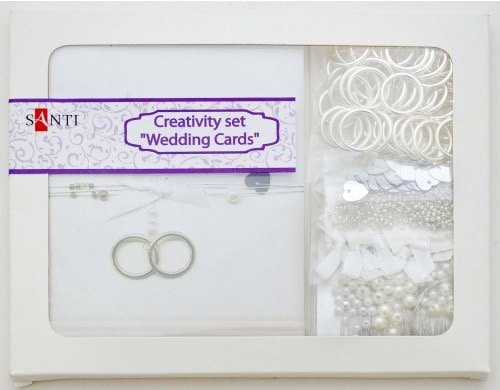 Набор для бумажного творчества Santi Свадебная открытка 20 шт. (952055)