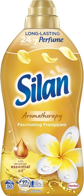 Ополіскувач для білизни Silan Ароматерапія Захоплюючий Франджіпані 1,1 мл - Фото 1