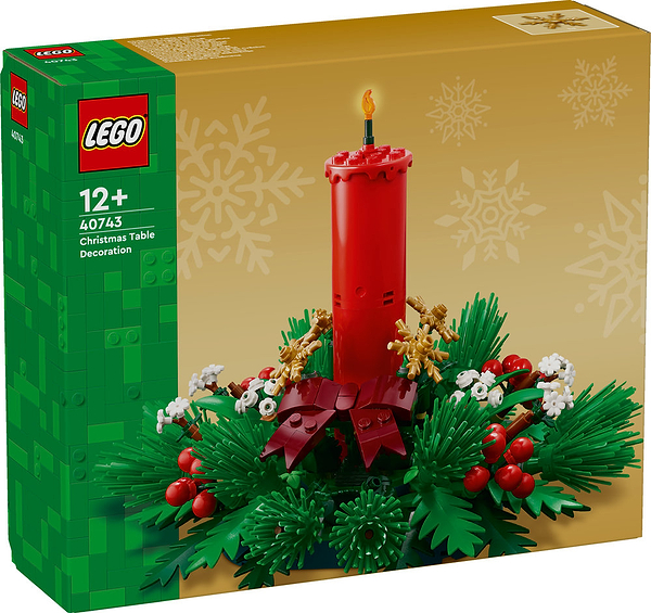 Фото - Конструктор LEGO Iconic Декор для різдвяного столу (40743)