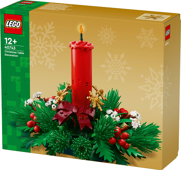 Фото - Конструктор LEGO Iconic Декор для різдвяного столу (40743)