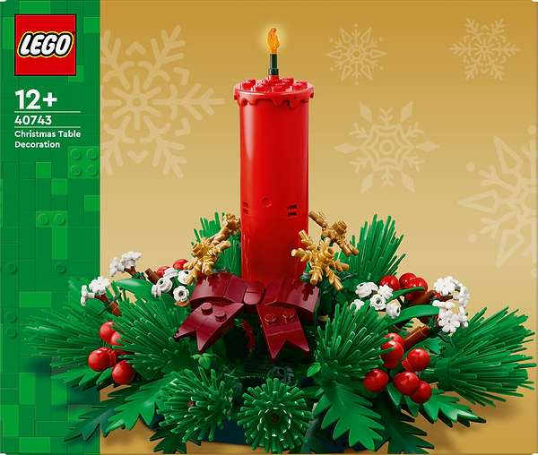 Фото - Конструктор LEGO Iconic Декор для різдвяного столу (40743)