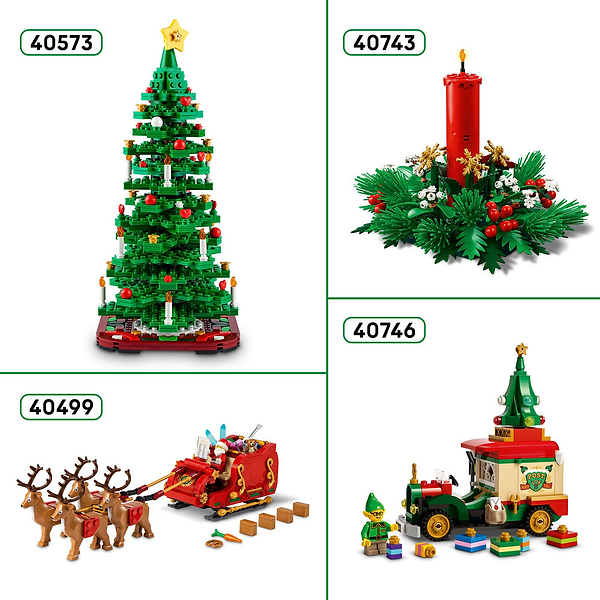 Фото - Конструктор LEGO Iconic Вантажівка Санти (40746)