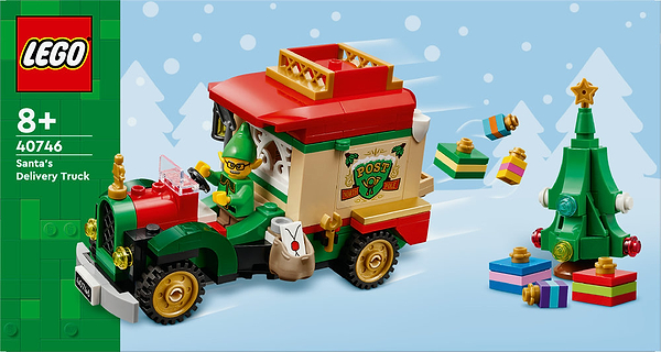 Фото - Конструктор LEGO Iconic Вантажівка Санти (40746)