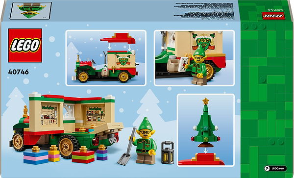 Фото - Конструктор LEGO Iconic Вантажівка Санти (40746)