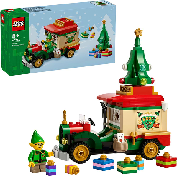 Фото - Конструктор LEGO Iconic Вантажівка Санти (40746)