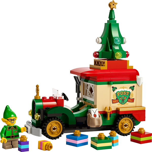 Фото - Конструктор LEGO Iconic Вантажівка Санти (40746)