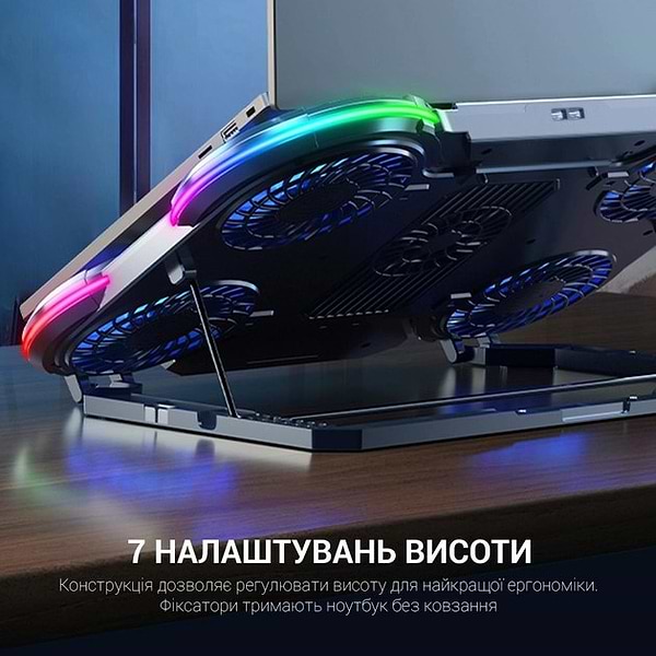 Фото - Підставка під ноутбук охолоджуюча GamePro CP770 Black