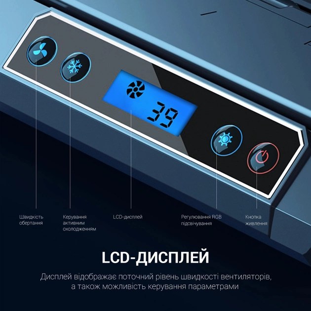 Фото - Підставка під ноутбук охолоджуюча GamePro CP770 Black