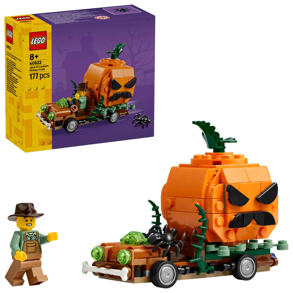 Конструктор LEGO Iconic Пикап Джека-Фонаря (40822)