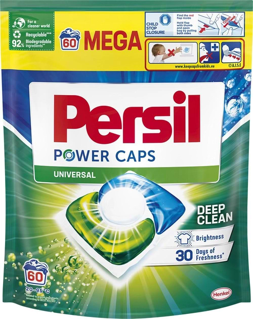 Фото - Капсулы для стирки Persil Universal Deep Clean 60 шт Фото - Капсулы для стирки Persil Universal Deep Clean 60 шт