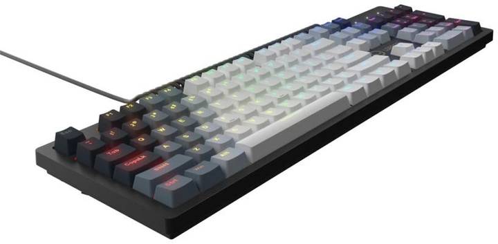 Фото - Клавіатура дротова ігрова Lorgar Azar 514 RGB EN/UA Gaming Wired White (LRG-GK514W-UA)