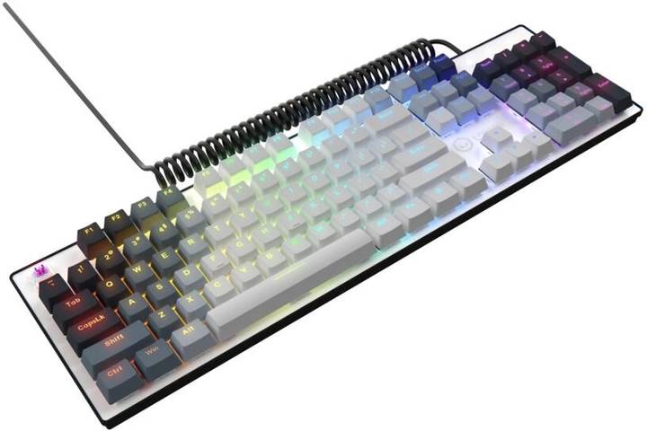 Фото - Клавіатура дротова ігрова Lorgar Azar 514 RGB EN/UA Gaming Wired White (LRG-GK514W-UA)